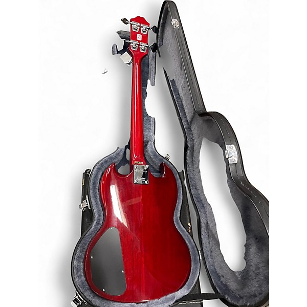 Used Epiphone SG BASS HERITAGE RED Electric Bass Guitar
