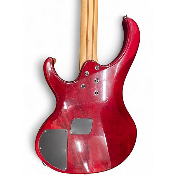 Used Ibanez BTB 400 QM-TRANS RED Electric Bass Guitar