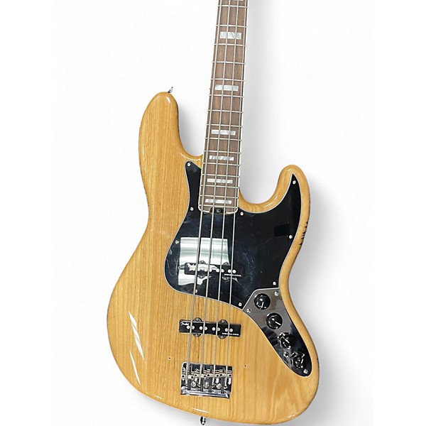 Used Fender American Elite Jazz Bass NATURAL GLOSS Electric Bass Guitar