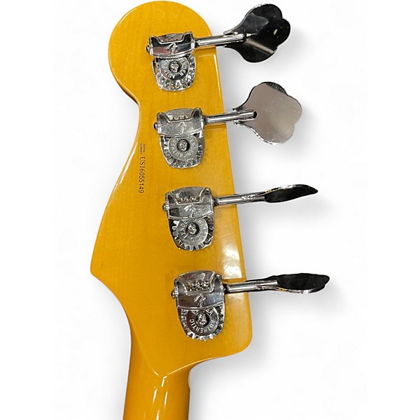 Used Fender American Elite Jazz Bass NATURAL GLOSS Electric Bass Guitar