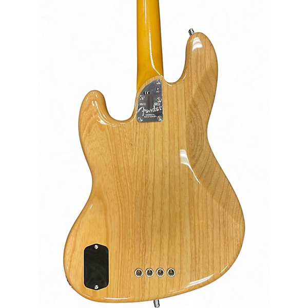 Used Fender American Elite Jazz Bass NATURAL GLOSS Electric Bass Guitar