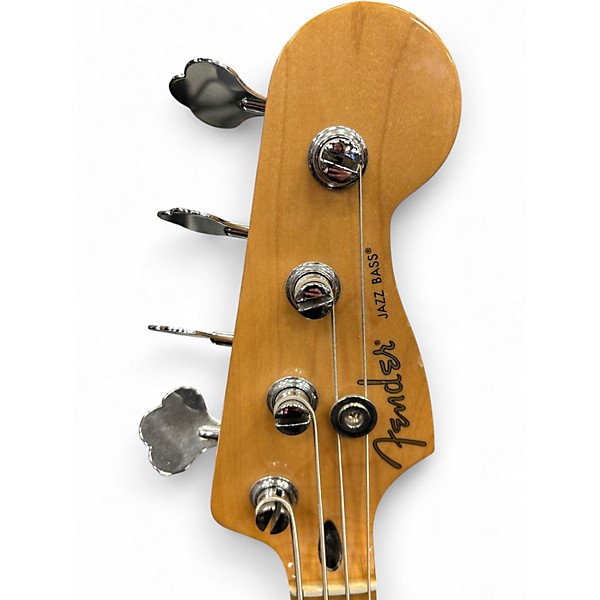 Used Fender Player Plus Jazz Bass Plus Top Blue Burst Electric Bass Guitar