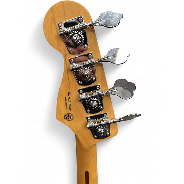 Used Fender Player Plus Jazz Bass Plus Top Blue Burst Electric Bass Guitar