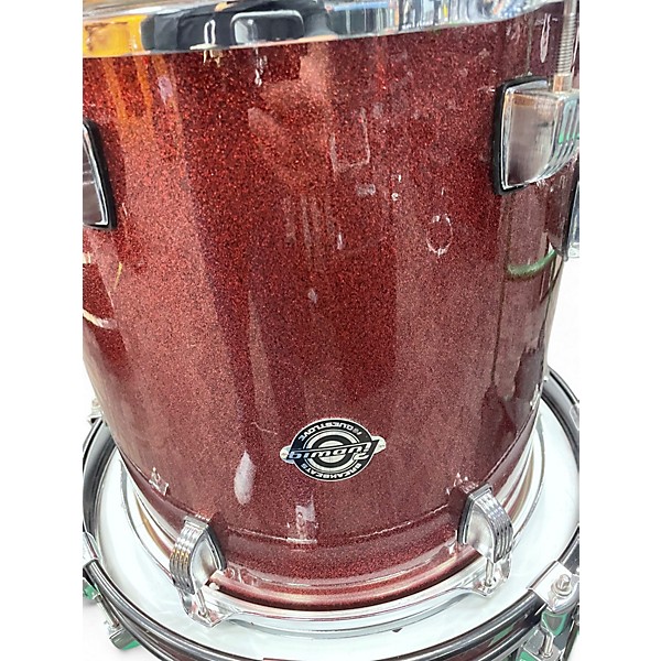 Used Ludwig 4 Piece Breakbeats By Questlove RED SPARKLE Drum Kit