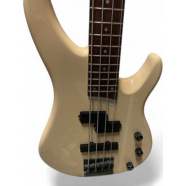 Used Yamaha RBX SUPER MEDIUM SERIES BASS Antique White Electric Bass Guitar