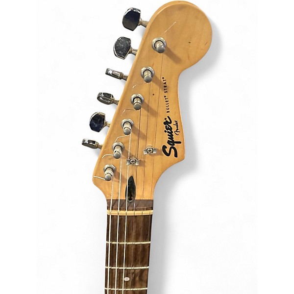 Used Squier Bullet Stratocaster Fiesta Red Solid Body Electric Guitar