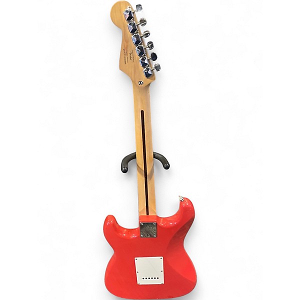 Used Squier Bullet Stratocaster Fiesta Red Solid Body Electric Guitar