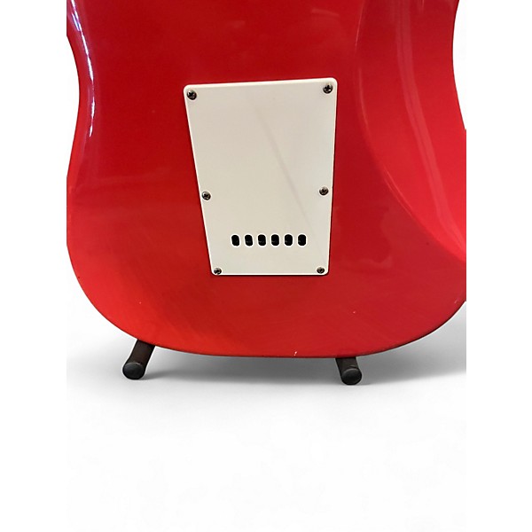 Used Squier Bullet Stratocaster Fiesta Red Solid Body Electric Guitar