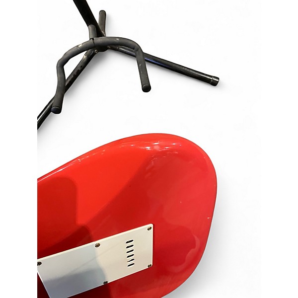 Used Squier Bullet Stratocaster Fiesta Red Solid Body Electric Guitar