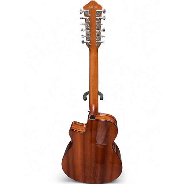 Used Ibanez AEG5012 Natural 12 String Acoustic Electric Guitar