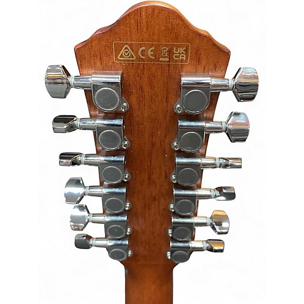 Used Ibanez AEG5012 Natural 12 String Acoustic Electric Guitar