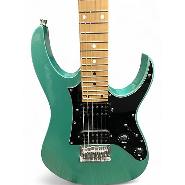 Used Ibanez GDTM21 Mikro Green Solid Body Electric Guitar