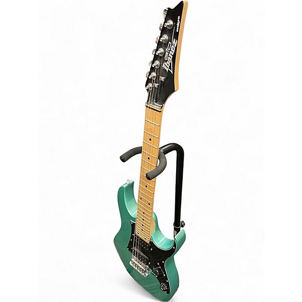 Used Ibanez GDTM21 Mikro Green Solid Body Electric Guitar