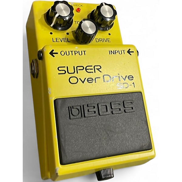 Used BOSS SD1 Super Overdrive Effect Pedal