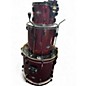 Used Pearl 3 Piece Vision Wine Red Drum Kit thumbnail