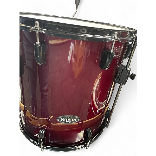 Used Pearl 3 Piece Vision Wine Red Drum Kit