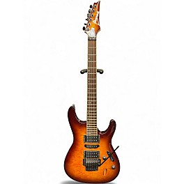Used Ibanez S670QM Dragon Eye Burst Solid Body Electric Guitar