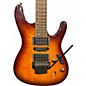 Used Ibanez S670QM Dragon Eye Burst Solid Body Electric Guitar
