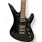 Used Schecter Guitar Research Synyster Deluxe Black Solid Body Electric Guitar