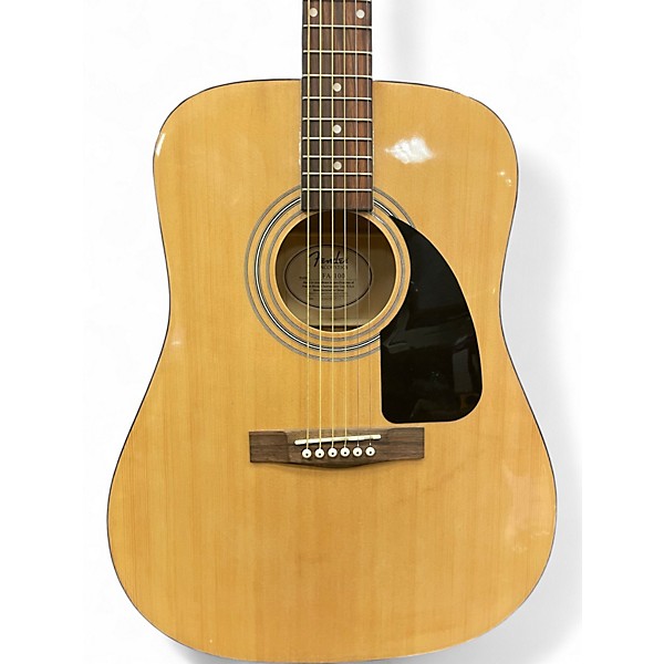 Used Fender FA100 Natural Acoustic Guitar