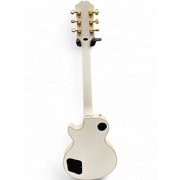 Used Epiphone Les Paul Custom Alpine White Solid Body Electric Guitar