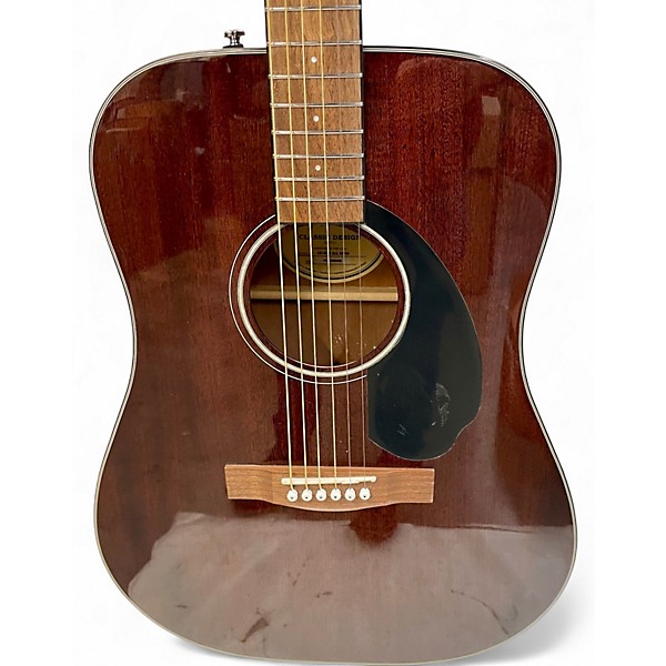 Used Fender CD60 Mahogany Mahogany Acoustic Guitar