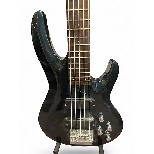 Used ESP LTD B105 5 String Emerald Green Electric Bass Guitar