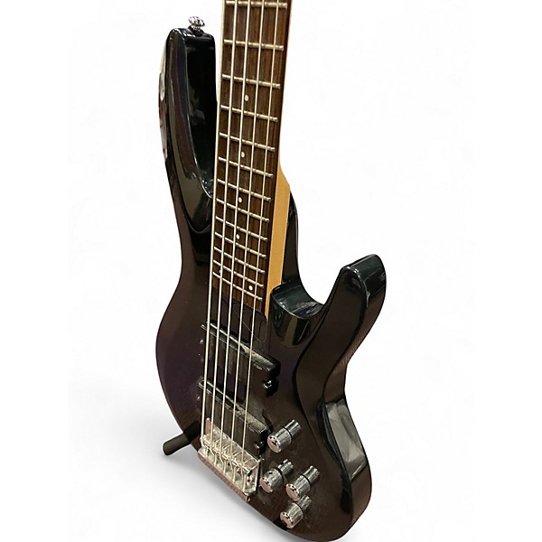 Used ESP LTD B105 5 String Emerald Green Electric Bass Guitar