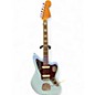 Used Squier Vintage Modified Jaguar Daphne Blue Solid Body Electric Guitar thumbnail