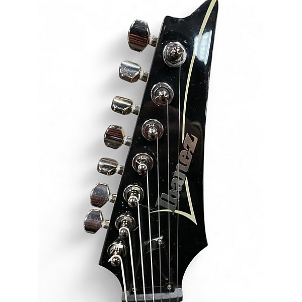 Used Ibanez RGA72TQM RG Series Black Solid Body Electric Guitar