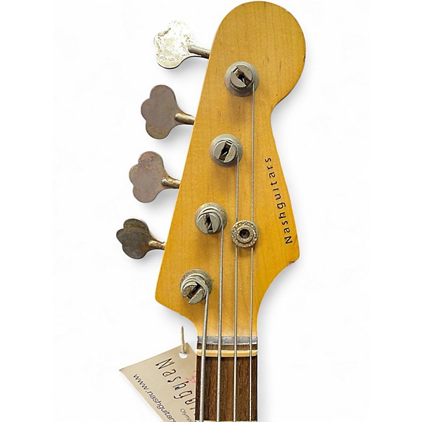 Used 2014 Nash Guitars PB63 black relic Electric Bass Guitar