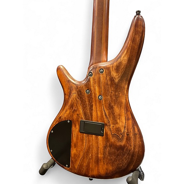 Used Ibanez SR650E Antique Brown Stained Electric Bass Guitar