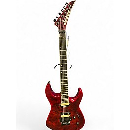 Used 2015 Jackson DK2Q PRO Trans Red Solid Body Electric Guitar