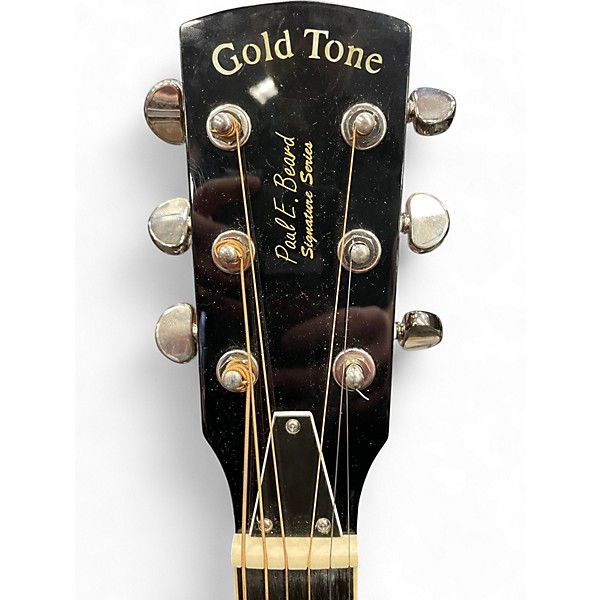 Used Gold Tone Paul Beard Signature Series Metal Body Chrome Acoustic Guitar