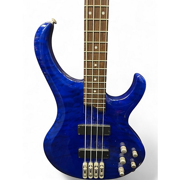 Used Ibanez BTB400 Blue Electric Bass Guitar