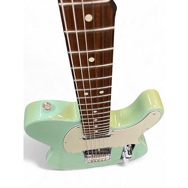 Used 2016 Fender GC FSR American Standard Telecaster Rosewood Surf Green Solid Body Electric Guitar