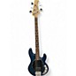 Used Sterling by Music Man Sub 4 Midnitght Blue Electric Bass Guitar thumbnail