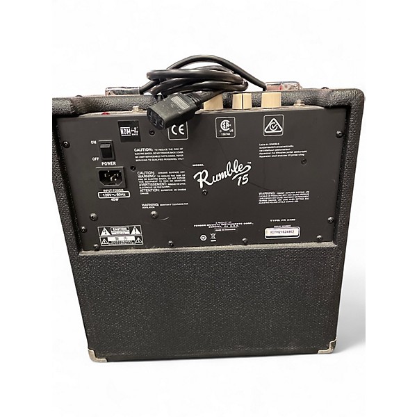 Used Fender Rumble 15 15W 1X8 Bass Combo Amp