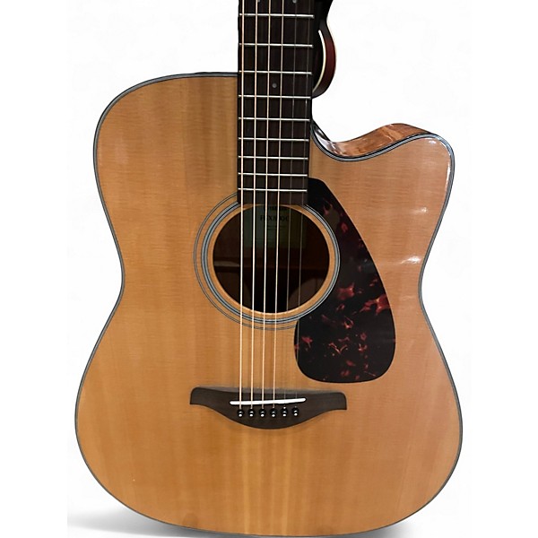 Used Yamaha FGX800C Natural Acoustic Electric Guitar