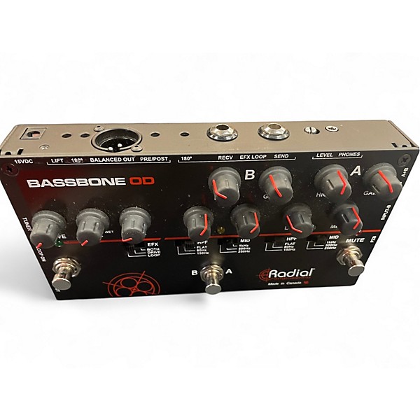 Used Radial Engineering Bassbone OD Preamp & Overdrive Bass Effect Pedal