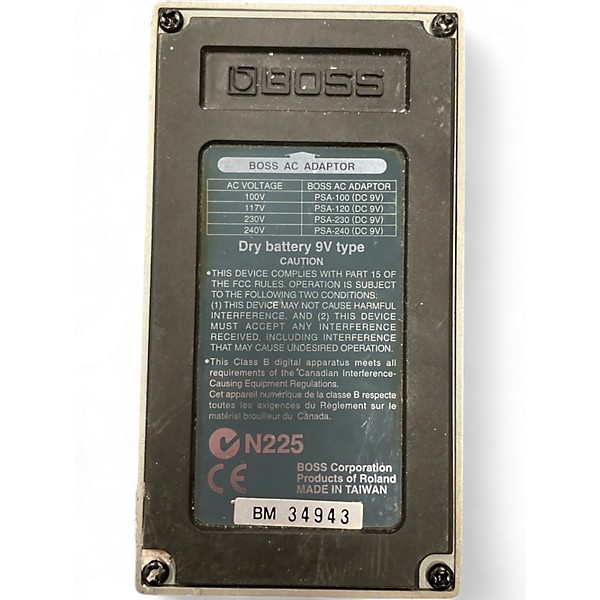 Used BOSS CEB3 Bass Chorus Bass Effect Pedal