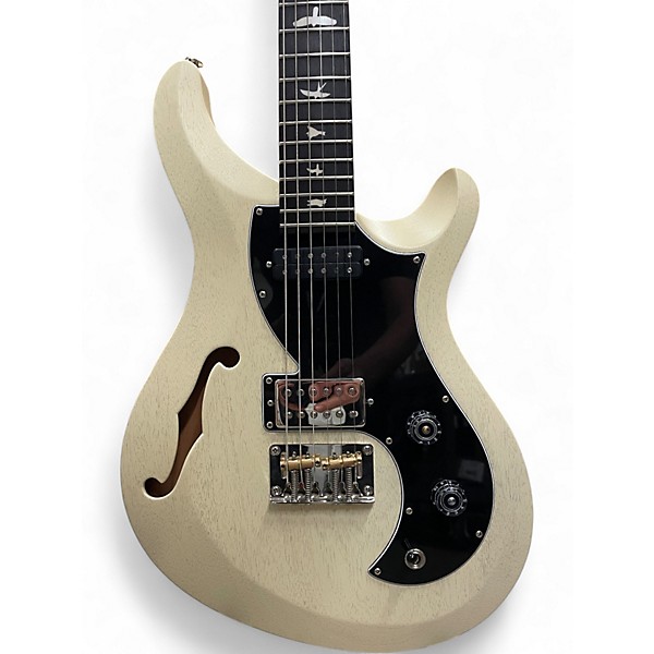 Used PRS S2 Vela Semi Hollow satin white Hollow Body Electric Guitar