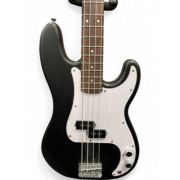 Used Squier Precision Bass Black Electric Bass Guitar