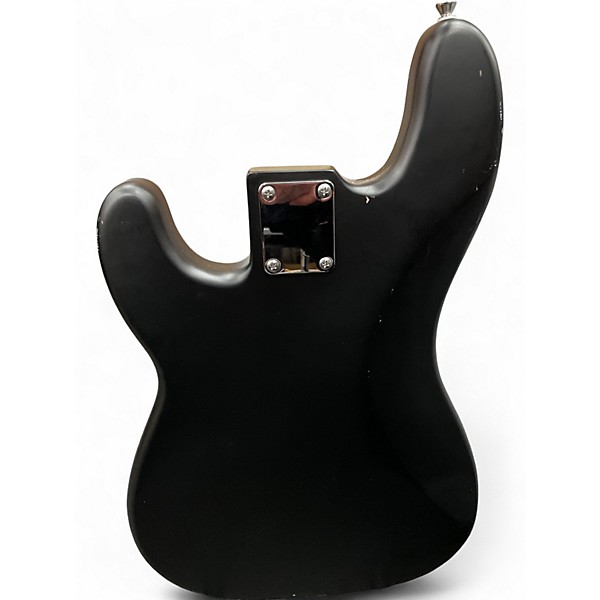 Used Squier Precision Bass Black Electric Bass Guitar