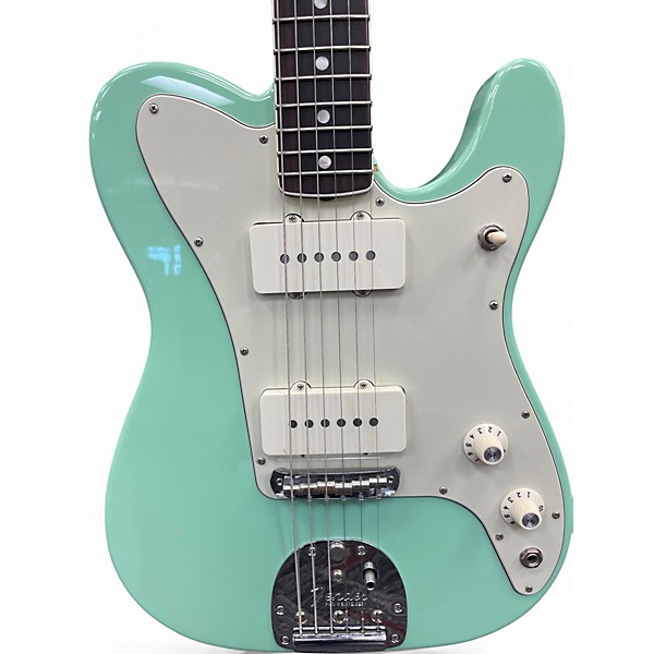 Used 2017 Fender Fender Limited Edition Parallel Universe Series  Surf Green Solid Body Electric Guitar