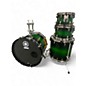 Used Yamaha 4 Piece Live Custom Emerald Green Drum Kit thumbnail