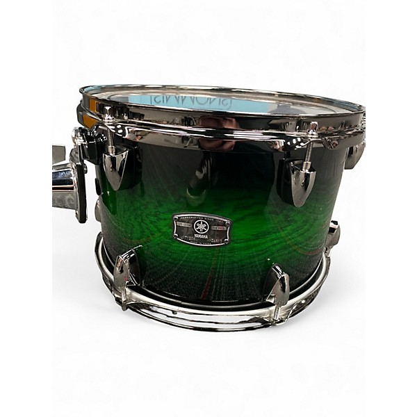 Used Yamaha 4 Piece Live Custom Emerald Green Drum Kit