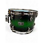 Used Yamaha 4 Piece Live Custom Emerald Green Drum Kit