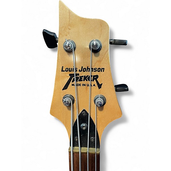 Used Louis Johnson Treker Black Electric Bass Guitar