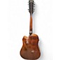 Used Ibanez aw5412ce Natural 12 String Acoustic Electric Guitar